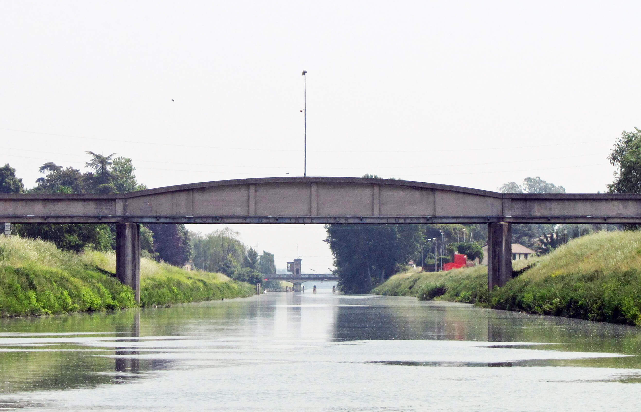 Ponte via Renania a Monte della conca Noventa