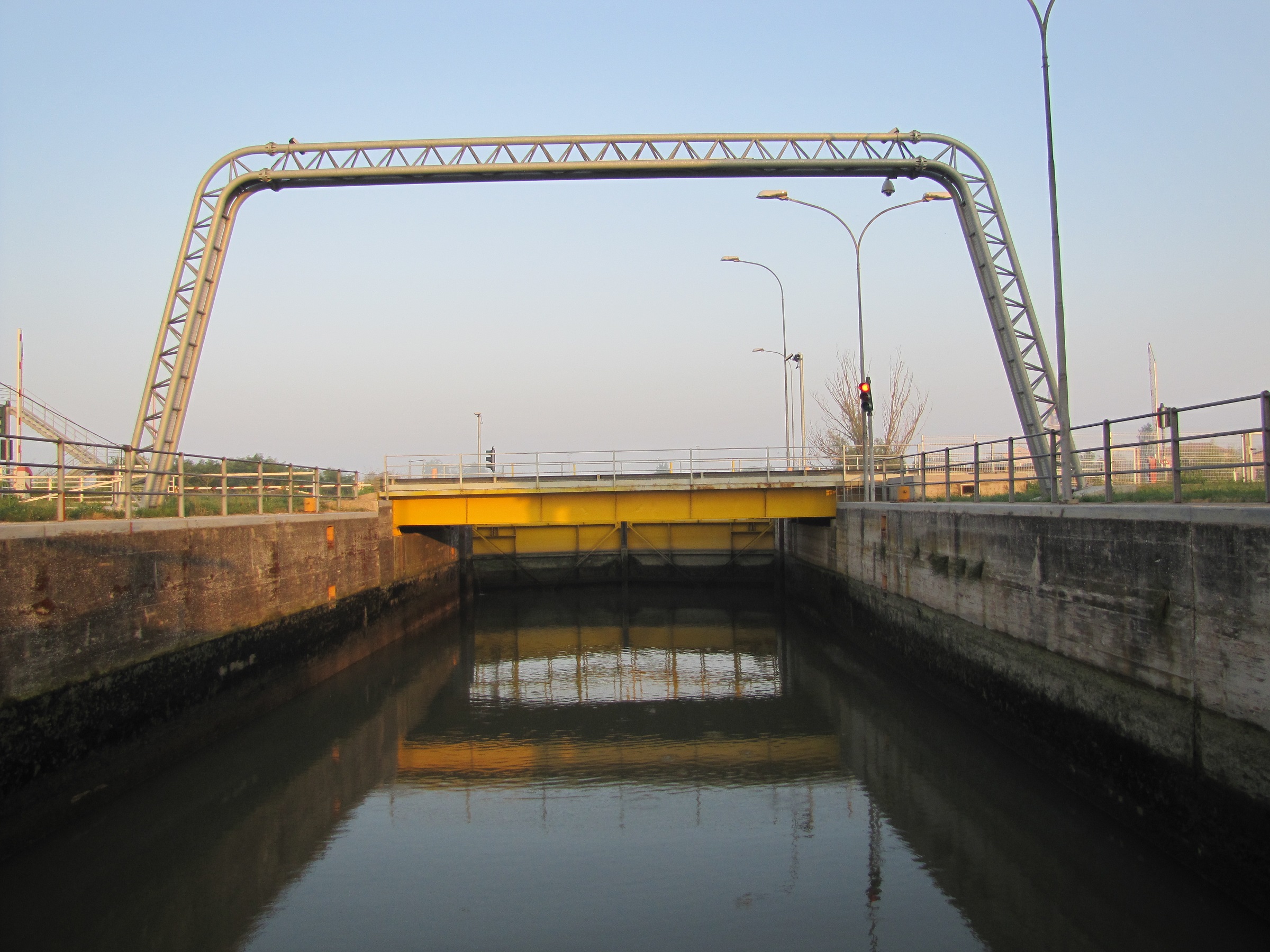 Ponte stradale mobile conca di Baricetta
